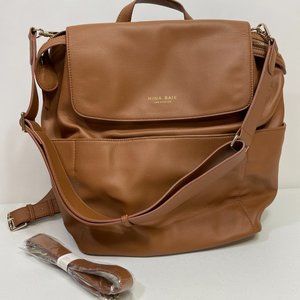 Mina Baie Leather Diaper Bag/Backpace.